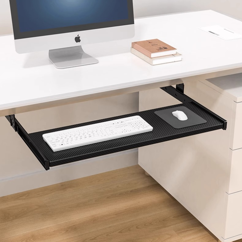 Keyboard Tray Under Desk - Masa Altı Klavye Tepsisi Sürgülü Raylı