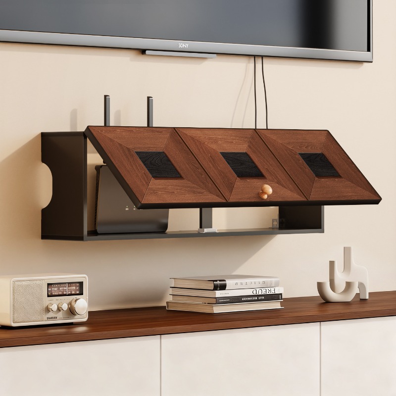 Cable Management Box - Duvara Monte Edilebilir WiFi Router Düzenleyici