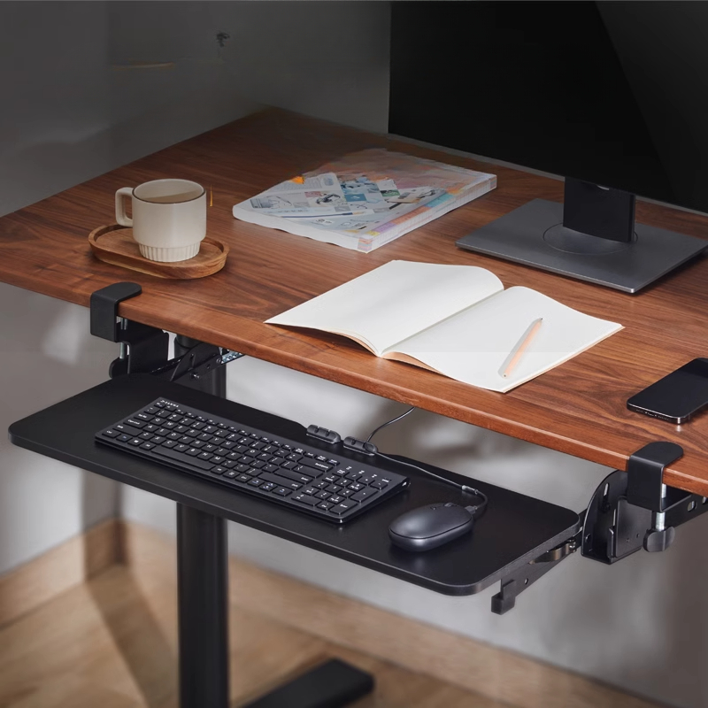Keyboard Tray Under Desk - Ayarlanabilir Klavye Tepsisi Masa Altında Matkap