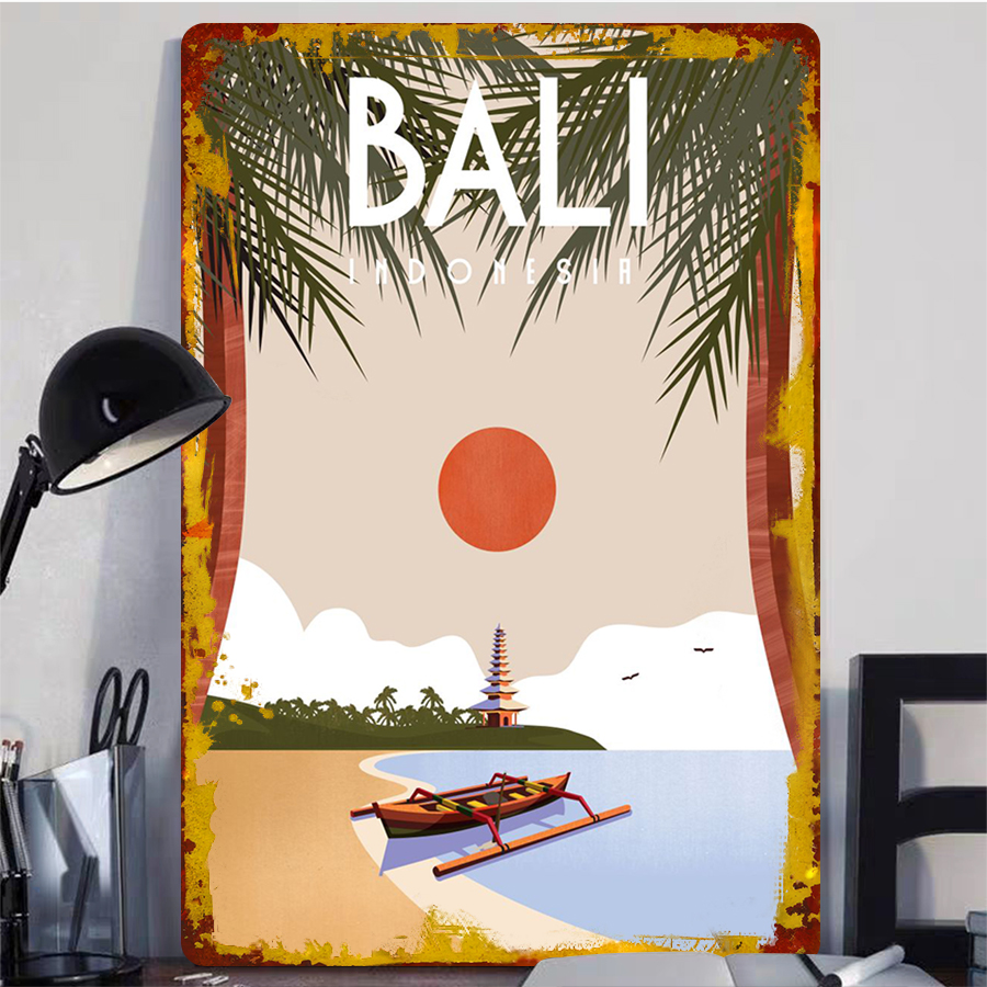 Bali Endonezya Manzara Metal D - Home Office Bali incelemesi ve fiyatı