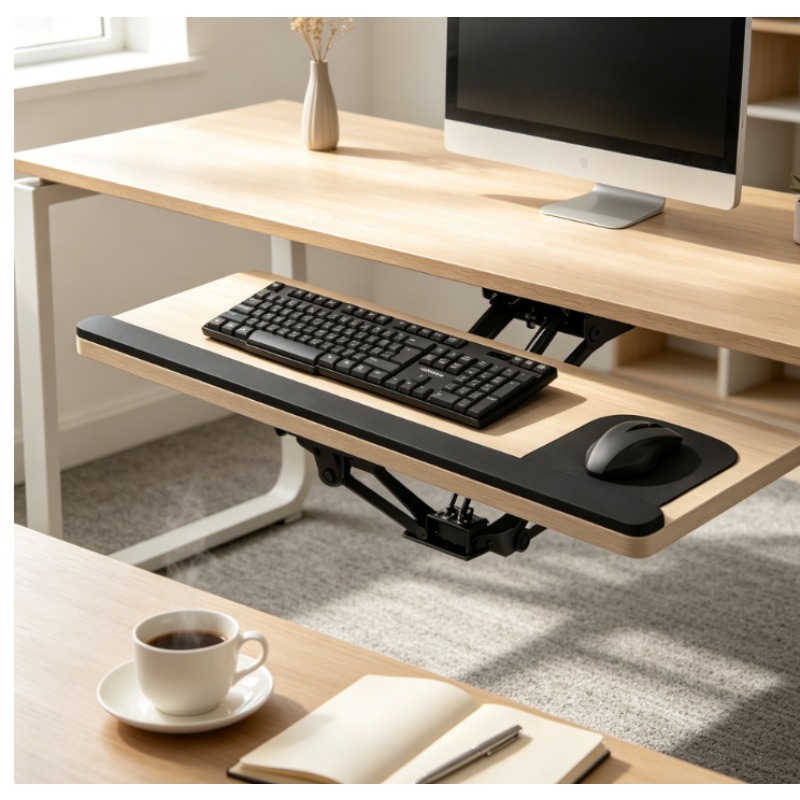 Masa Altı Kayar Klavye Sehpası - Keyboard Tray Under Desk incelemesi ve fiyatı
