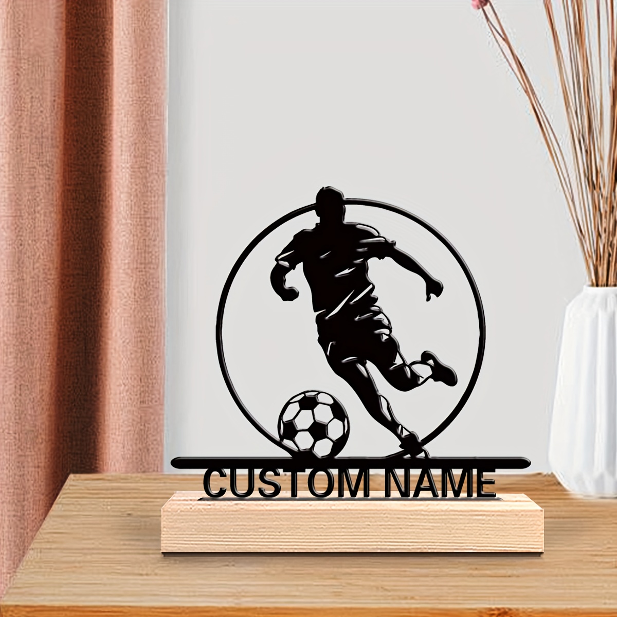 İsme Özel Metal Futbolcu Heyke - Home Office Jobs incelemesi ve fiyatı