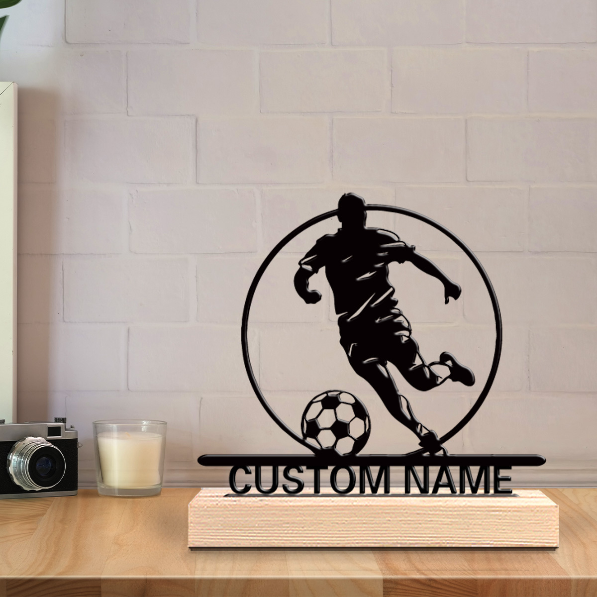 İsme Özel Metal Futbolcu Heyke - Home Office Jobs incelemesi ve fiyatı