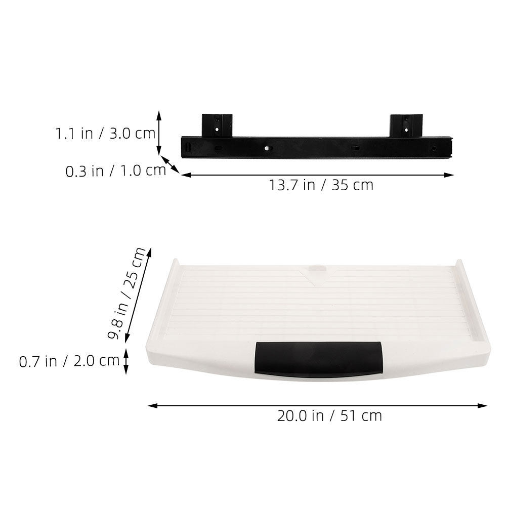 1 Set Premium Kayar Klavye Tep - Keyboard Tray Under Desk incelemesi ve fiyatı