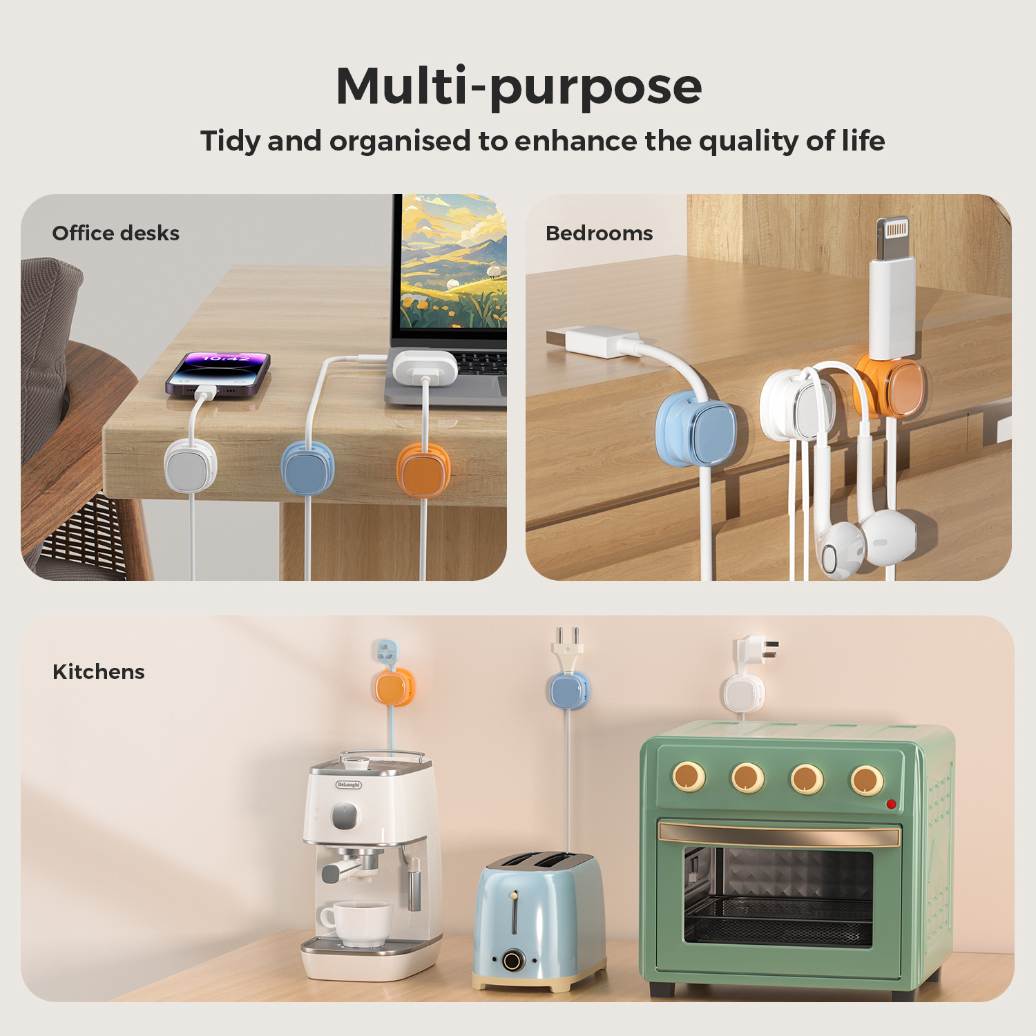 Yapışkanlı kablo düzenleyici K - Cable Management Box incelemesi ve fiyatı