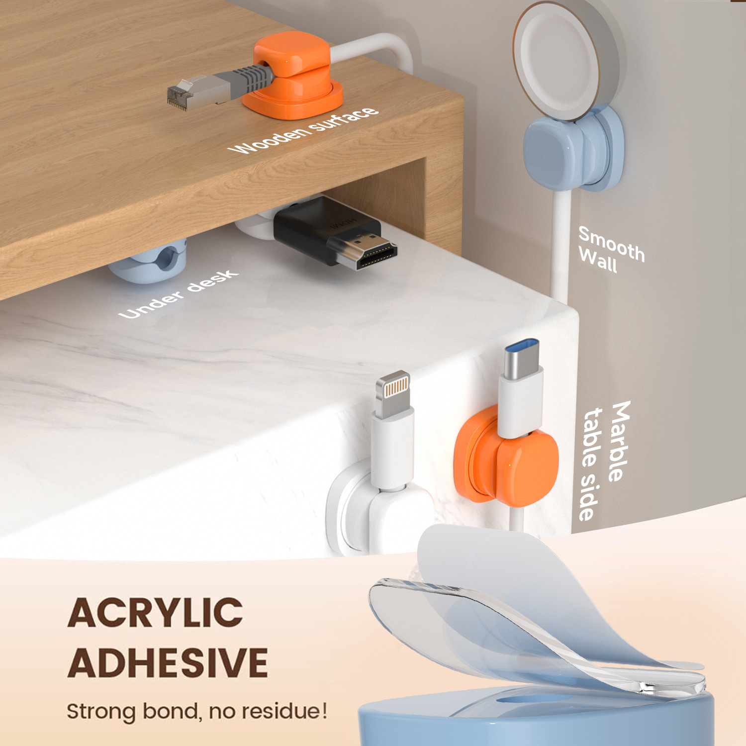 Yapışkanlı kablo düzenleyici K - Cable Management Box incelemesi ve fiyatı