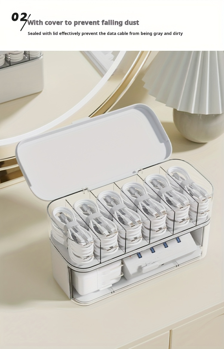 Çift Katmanlı Şeffaf Masaüstü  - Cable Management Box incelemesi ve fiyatı